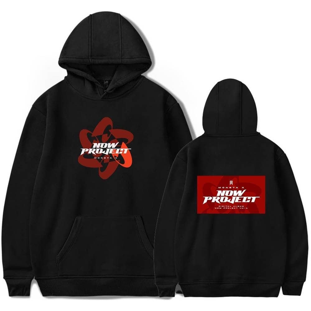 NDW PROJECT hoodie with bold logo design, ideal for fans seeking affordable high-quality merch. Perfect for casual wear or concerts, combining style and comfort at a low price.