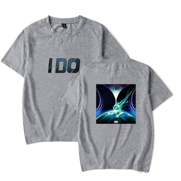Bright gray T-shirts featuring bold "1D9" logo and cosmic abstract design, perfect for fans of modern streetwear and high-quality, affordable merchandise.