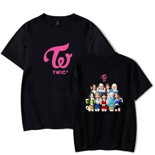 High-quality TWICE merchandise at affordable prices, ideal for fans seeking stylish and durable apparel or accessories featuring their favorite K-pop group.