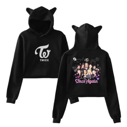 Twice Zepeto Cropped Hoodie #3