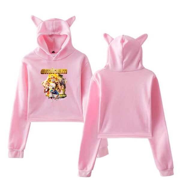 Eminem Cropped Hoodie #1 - Image 5