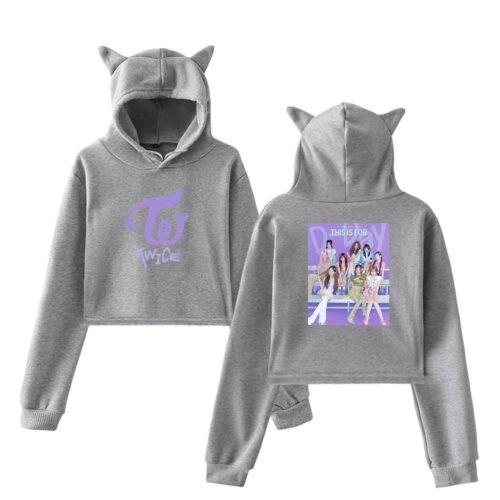 Twice This Is For Cropped Hoodie #3