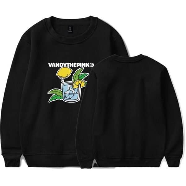 VANDYTHEPINK lemon and leaves graphic sweatshirt, high quality and affordable, perfect for casual wear.