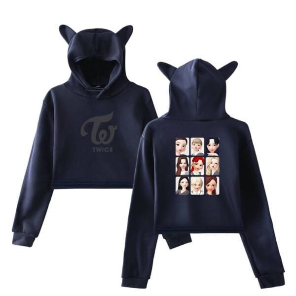 Affordable high-quality TWICE-themed hoodies with cute character prints and cozy material, perfect for fans looking to buy stylish merch at low prices.
