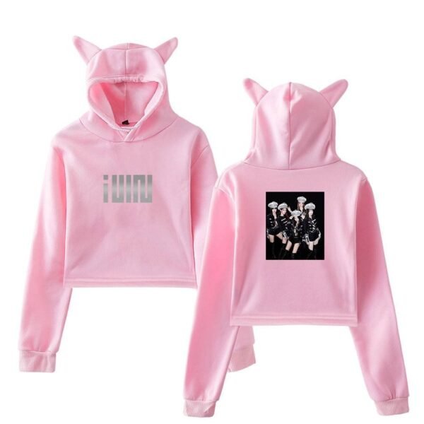 Gidle Cropped Hoodie #12 - Image 5