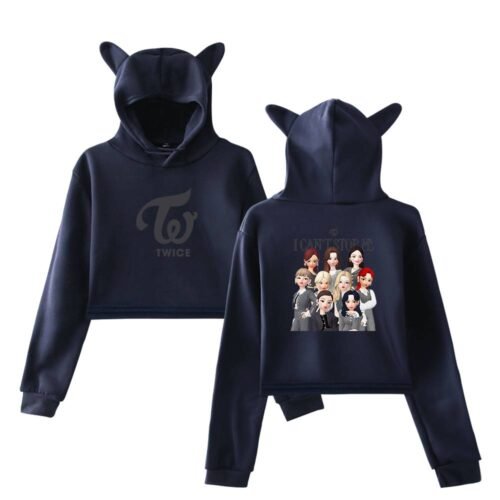 Twice Zepeto Cropped Hoodie #2