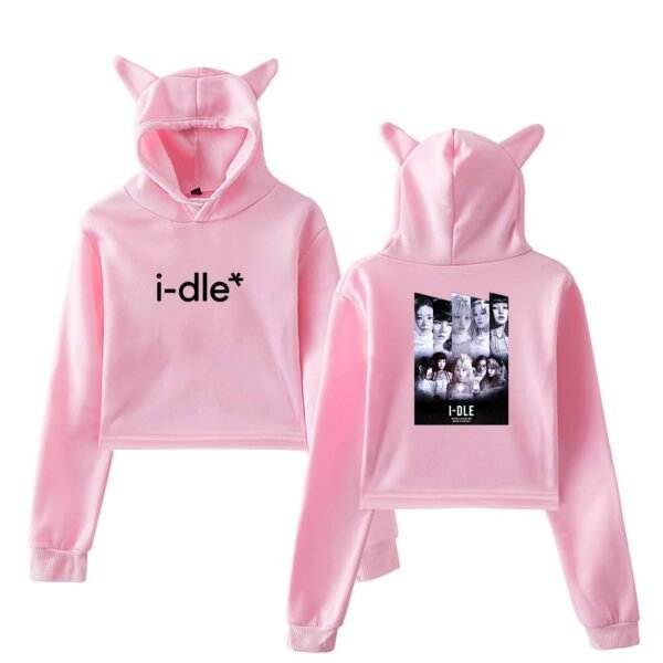 I-dle Cropped Hoodie #2 - Image 5