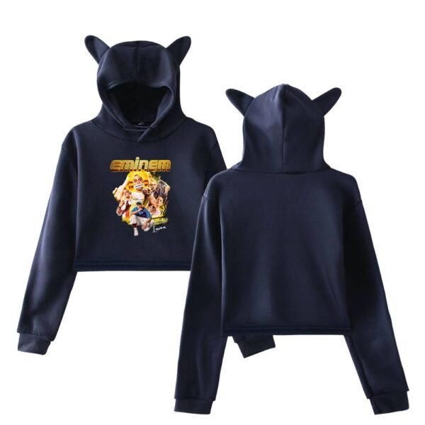 Eminem Cropped Hoodie #1 - Image 2