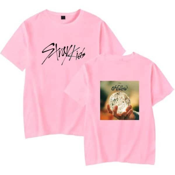 Soft pink graphic T-shirts with trendy designs, perfect for stylish everyday wear. Affordable high-quality merch featuring unique prints and bold styles, ideal for fans and fashion enthusiasts alike.