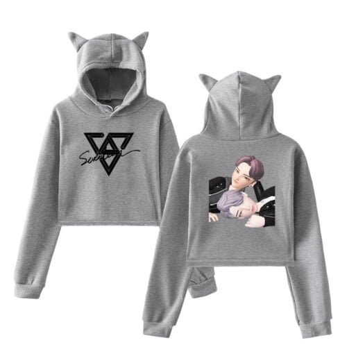 Seventeen Cropped Hoodie #3
