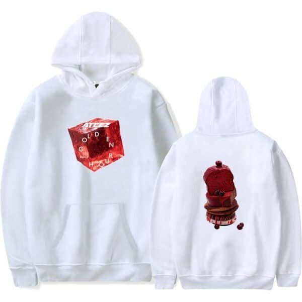 High quality affordable hoodie with stylish ice cream graphic design, perfect for casual wear and cold weather.