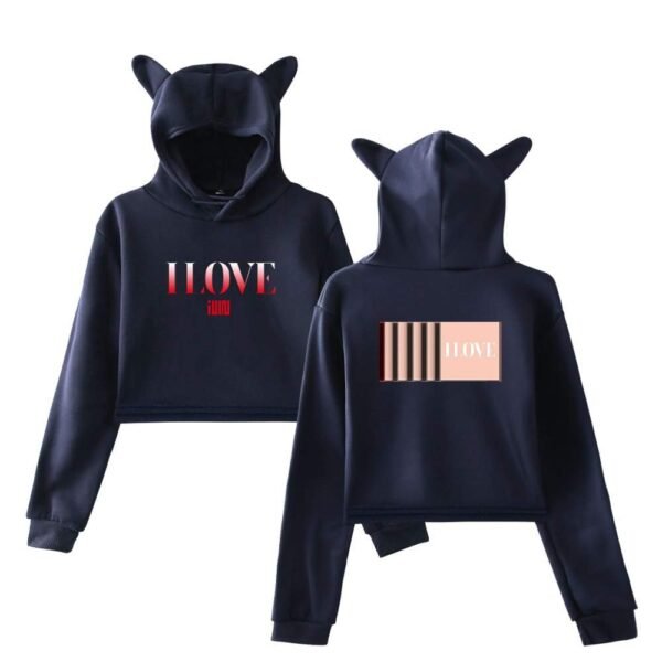 Gidle Cropped Hoodie #5 - Image 3
