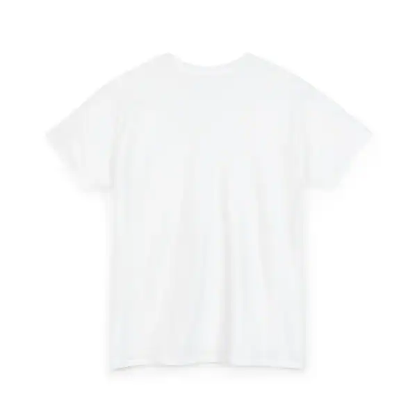 Blank white t-shirt with a simple design, made of high-quality, affordable material suitable for customization or casual wear. Perfect for budget-conscious shoppers.