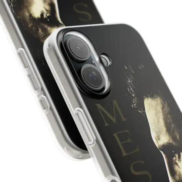 Dual camera phone case with sleek design and artistic print, perfect for personalized cheap high-quality merch. Protects your phone while showcasing unique styles. Great for affordable, stylish accessories.