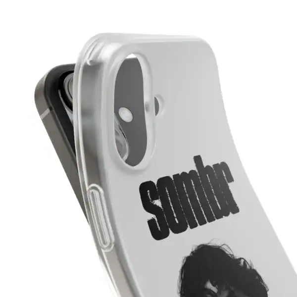 High-quality phone case with a custom "SOMEB" print, designed for durability and style. Perfect for affordable, trendy merchandise to showcase your personality.