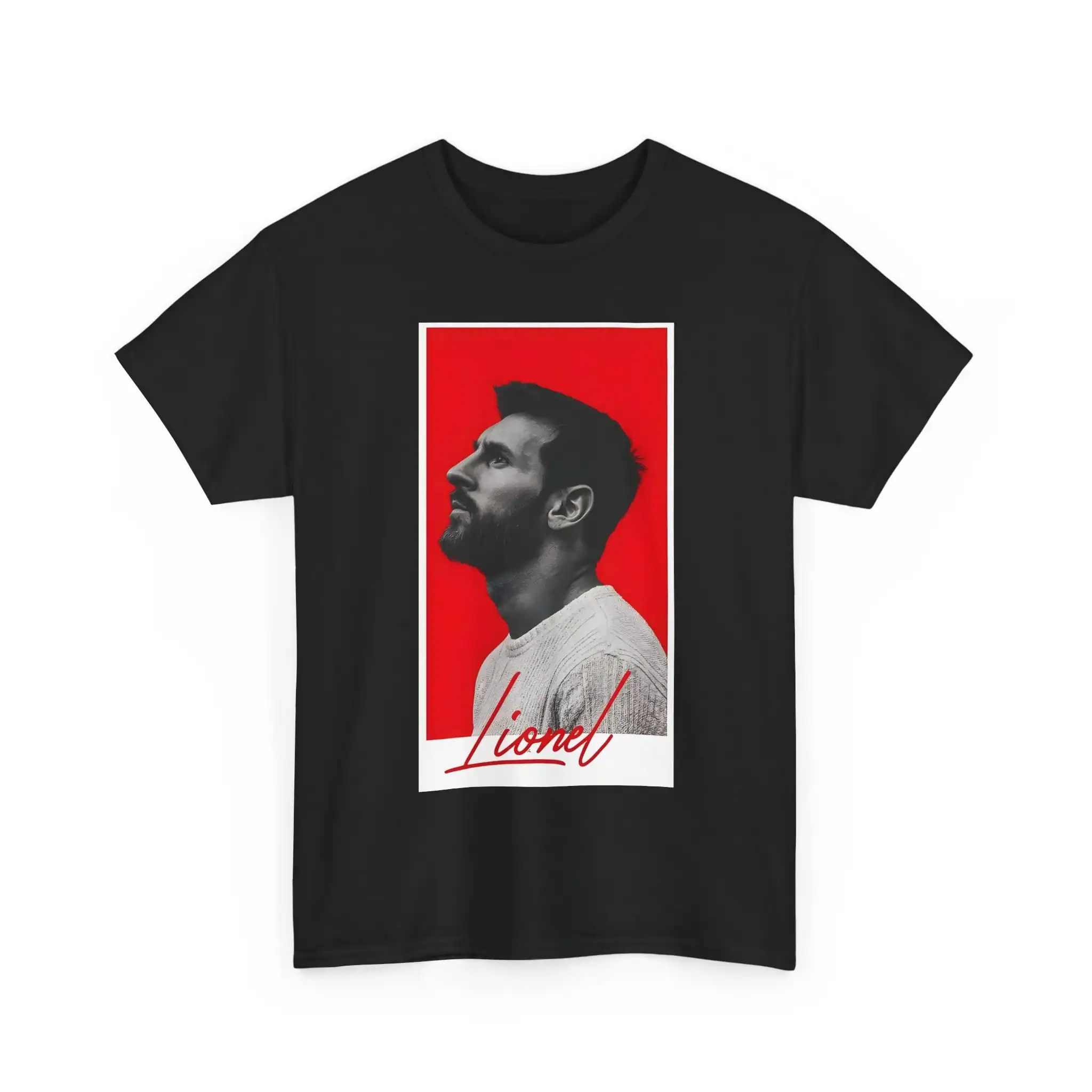 Lionel portrait t-shirt with high-quality fabric and affordable price, perfect for fans looking for stylish, budget-friendly merchandise. Ideal for casual wear or gifting.