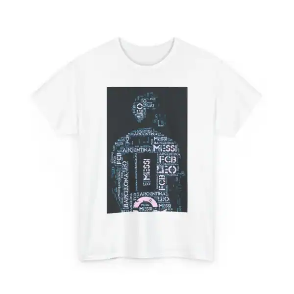 Argentina soccer merchandise, high-quality cheap fan t-shirt featuring Messi, stylish and affordable football team apparel, perfect for supporters.