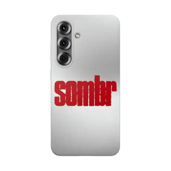 Summers-themed phone case with bold red text on silver background, stylish and affordable merchandise for summer season.