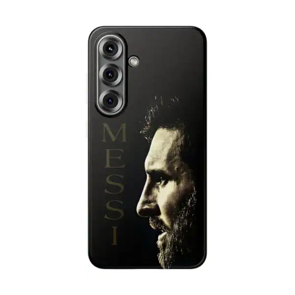 Custom phone case with a high-quality portrait design, affordable and stylish merch for fans and customers; perfect for personalized, cheap, yet premium-looking accessories.