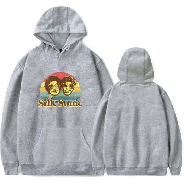 Sikh sonic hoodie, grey sweatshirt with colorful graphic design, high quality, comfortable, affordable price, stylish streetwear, perfect for fans of Sikh Sonic or casual fashion, unisex fit, durable material.