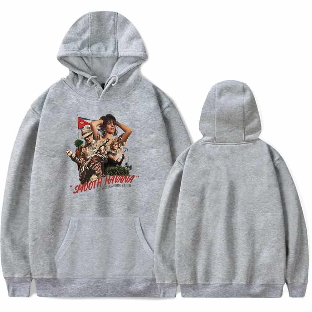 Cheap high quality hoodie with stylish graphic design of three women and the phrase "Smooth Havana" printed on the front. Made from soft, durable materials for comfort and long-lasting wear. Perfect for casual streetwear.