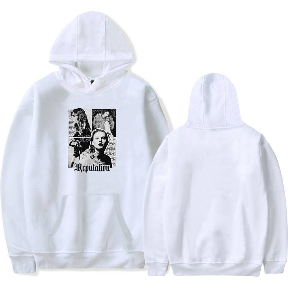 Black and white graphic print hoodie featuring women’s portraits, stylish design, affordable high-quality fabric, perfect for streetwear or casual wear, meets budget-friendly fashion needs.