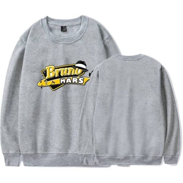 Bruno Mars sweatshirt with a stylish graphic design, perfect for casual wear and concerts. Made from high-quality, affordable materials for comfortable and durable apparel.