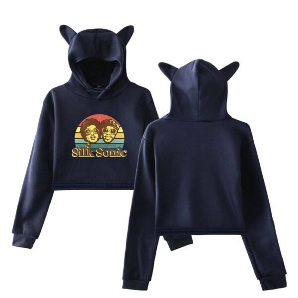 Bruno Mars Cropped Hoodie #4 - Image 4