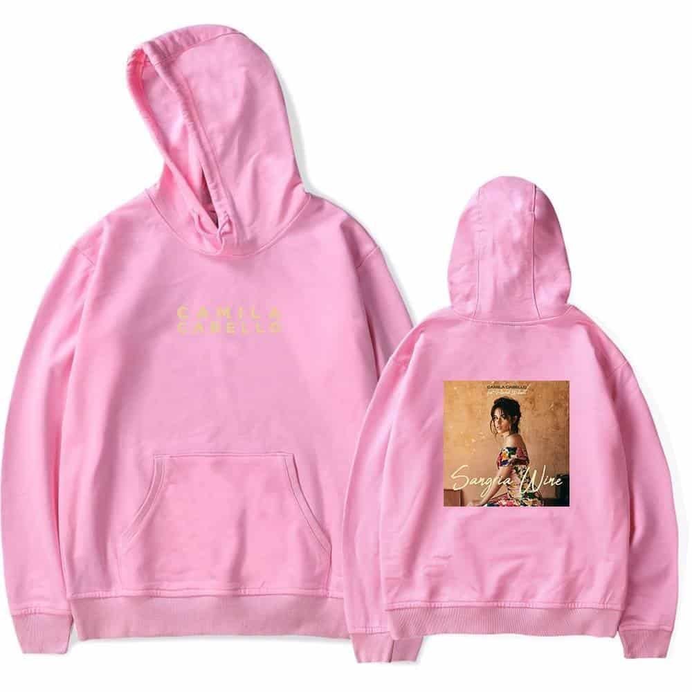 Smile cheap high quality merch hoodie with album art and text design.