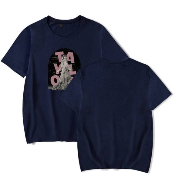Comfy navy graphic t-shirt with a trendy design and high-quality fabric, affordable price, perfect for casual wear.