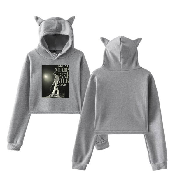Bruno Mars Cropped Hoodie #6 - Image 3