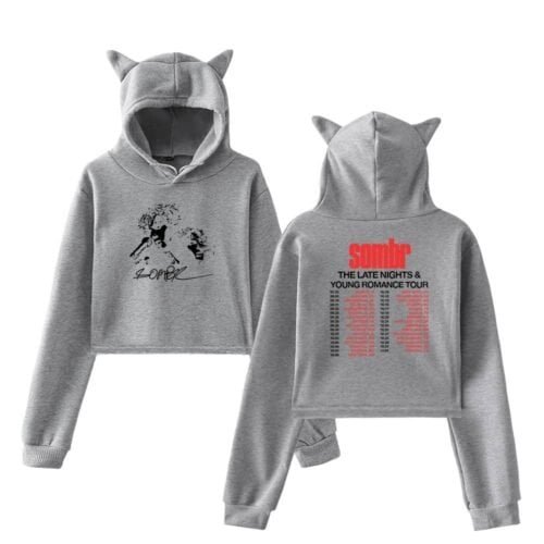 Sombr Cropped Hoodie #3