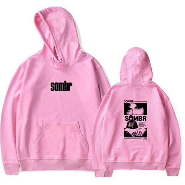 Sombre pink hoodie with graphic design, affordable high-quality streetwear sweatshirt, trendy and durable casual hoodie for men and women.