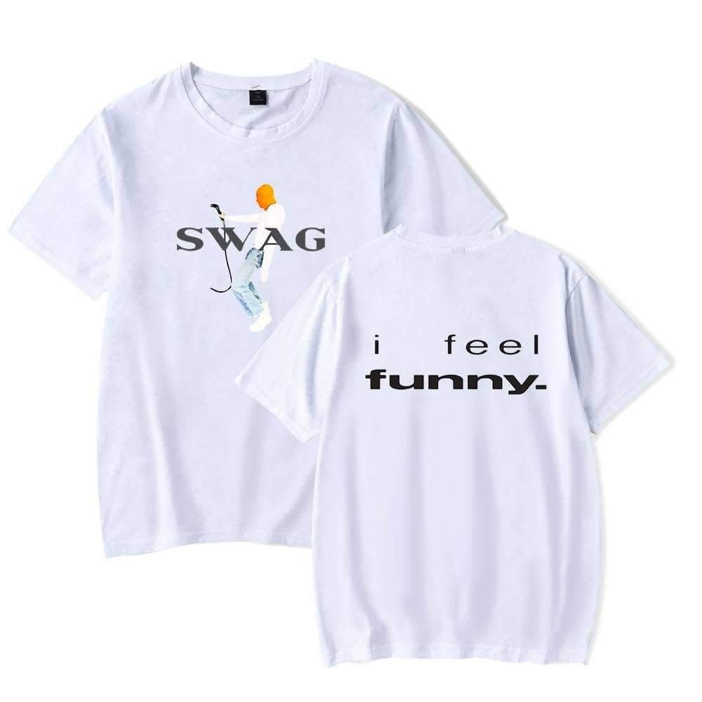 Swag t-shirt with humorous slogan, affordable high-quality casual graphic tee, trendy and fun streetwear for men and women.