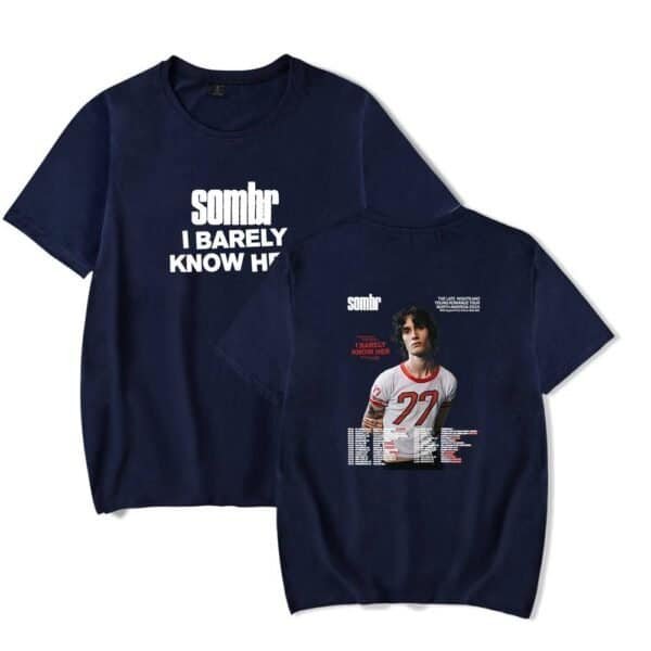 Sombir t-shirt with bold graphic print, casual and affordable high-quality merchandise for fans and streetwear enthusiasts.