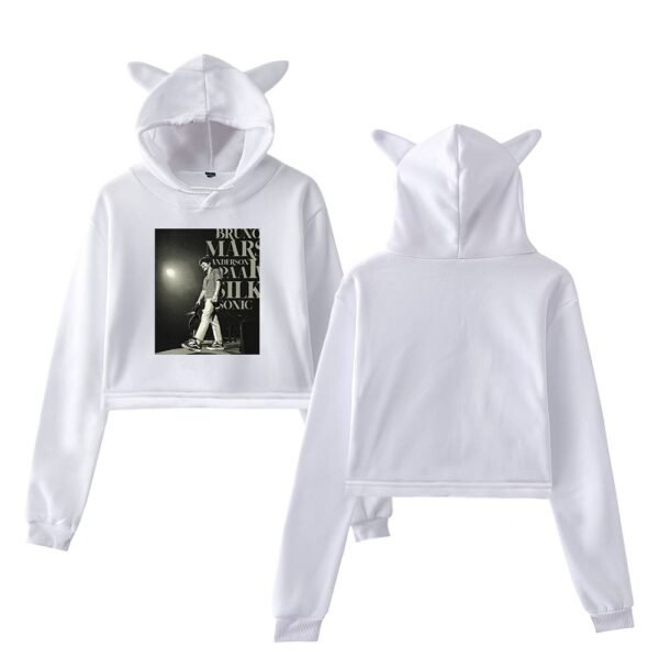 Bruno Mars Cropped Hoodie #6