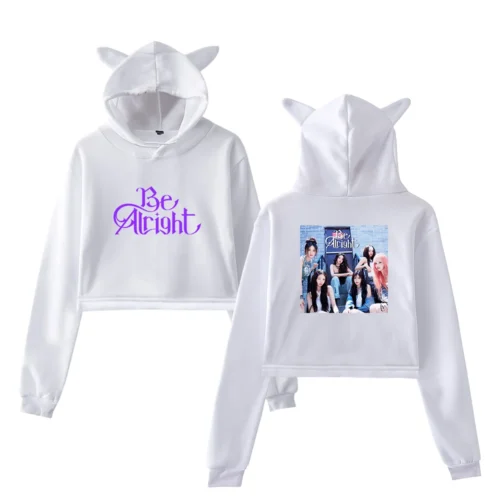 IVE Cropped Hoodie #1