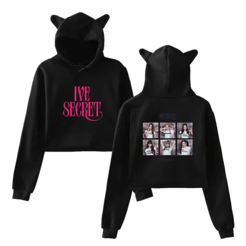 IVE Cropped Hoodie #3