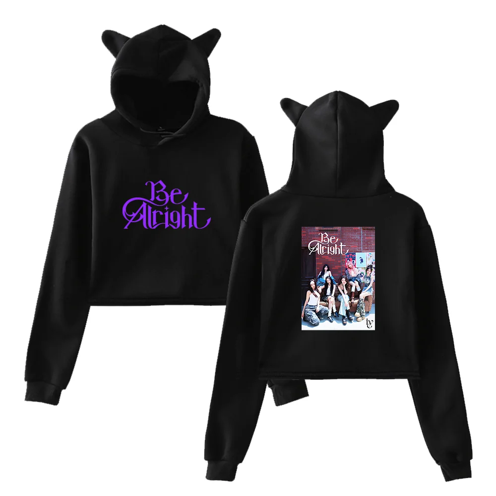 IVE Cropped Hoodie #4 - Image 4