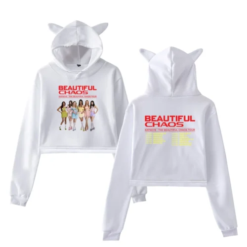 Katseye Beautiful Chaos Cropped Hoodie #1