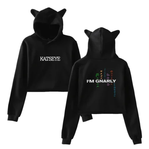Katseye I’m Gnarly Cropped Hoodie #1