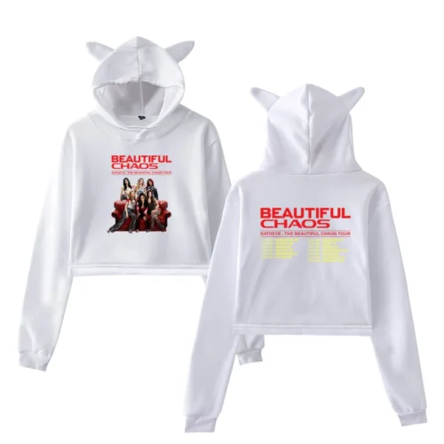 Katseye Beautiful Chaos Cropped Hoodie #3