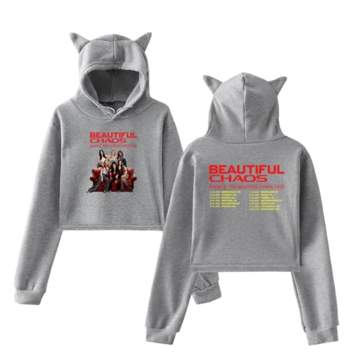 Katseye Beautiful Chaos Cropped Hoodie #3