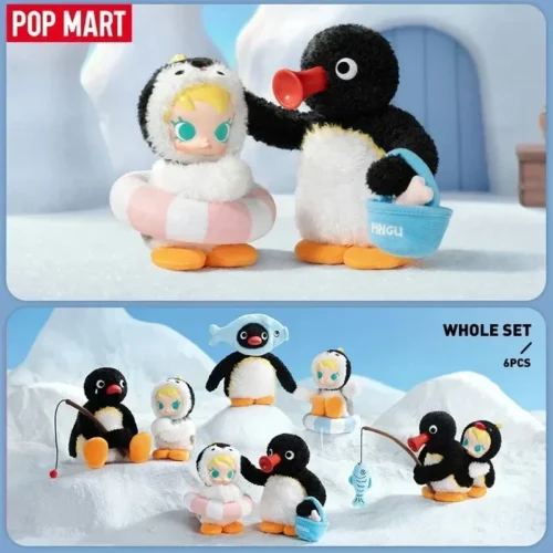 POP MART Baby Molly X Pingu Happy Fishing Series