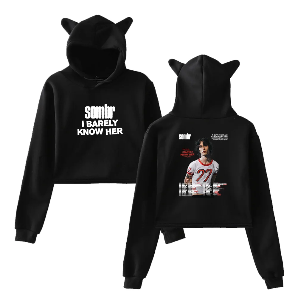 Sombr Cropped Hoodie #3 - Image 3