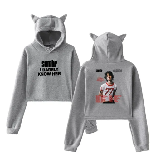 Sombr Cropped Hoodie #3
