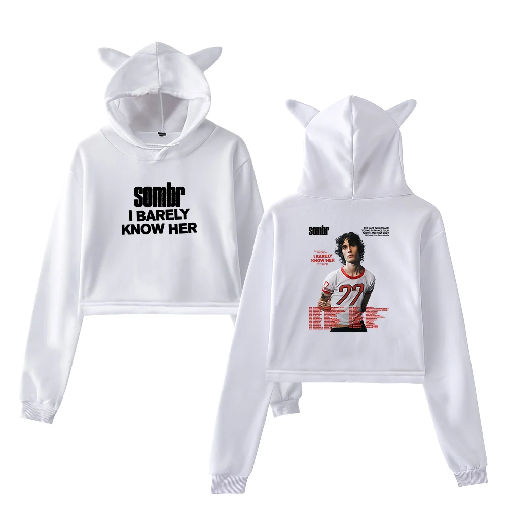 Sombr Cropped Hoodie #3 - Image 4