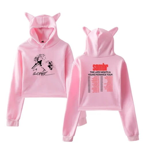 Sombr Cropped Hoodie #4