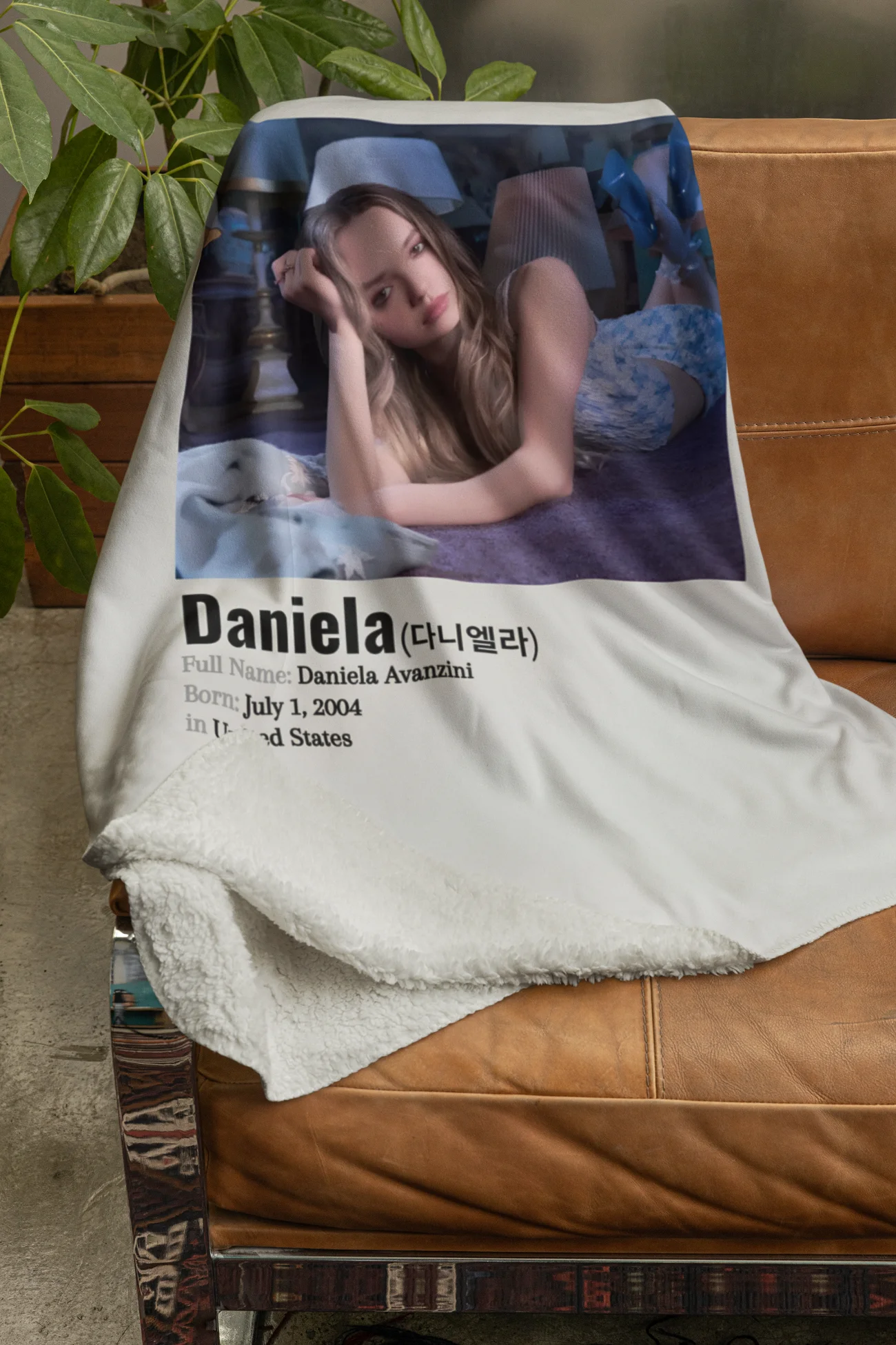 Katseye Daniela Blanket #1