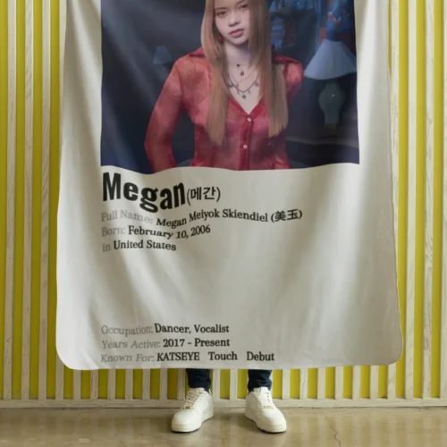 Katseye Megan Blanket #2